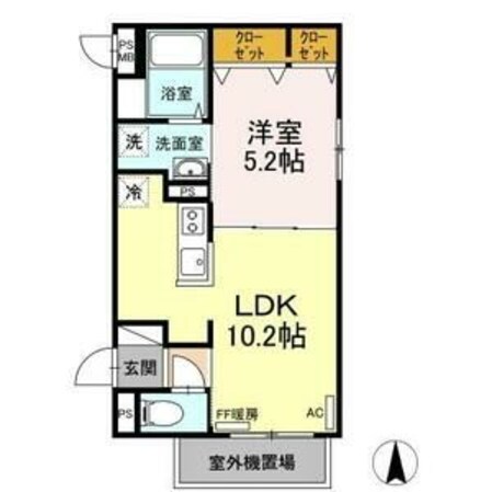 Dーroom発寒南の物件間取画像